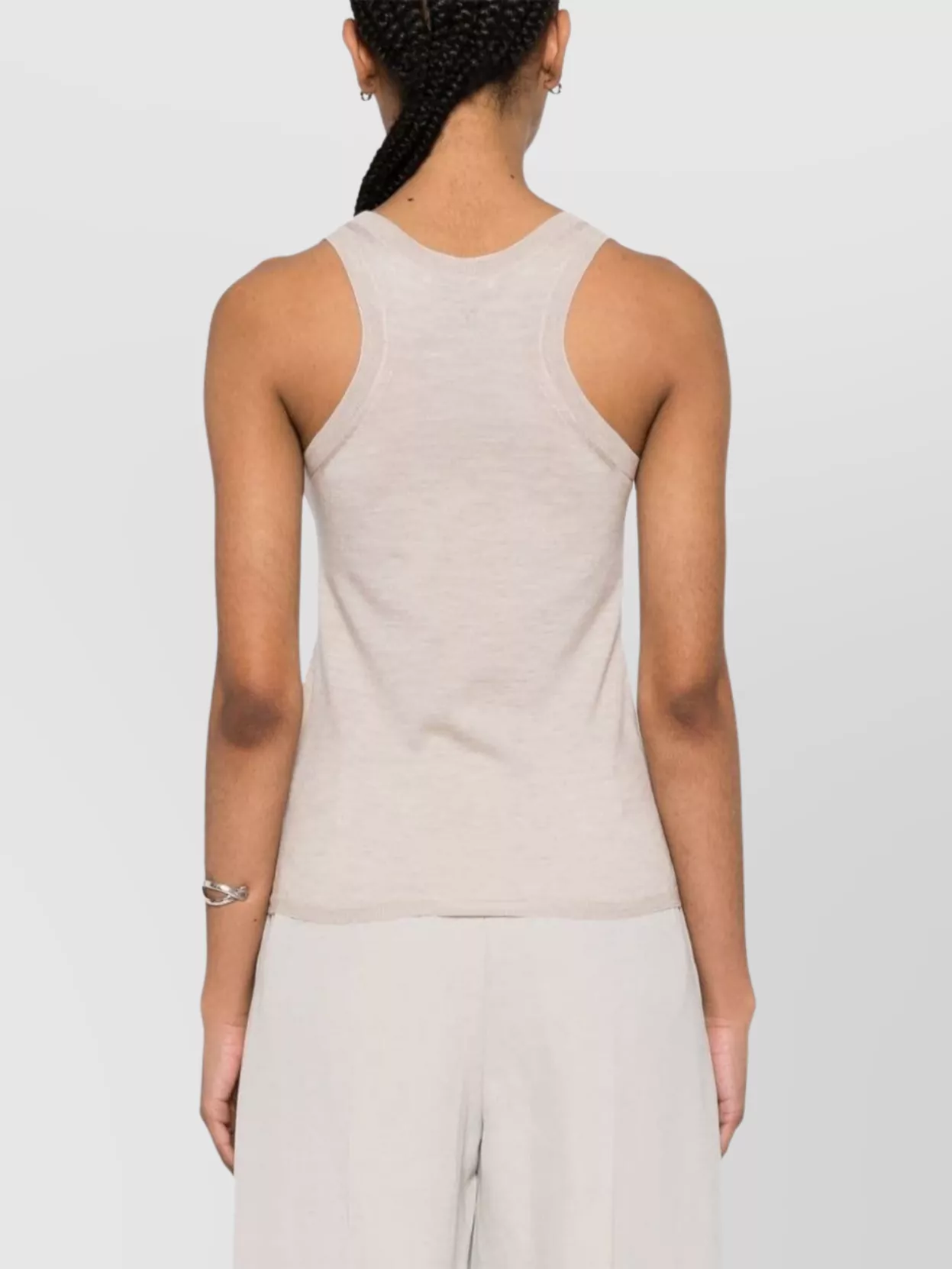 Max Mara Knit Racerback Tank Top