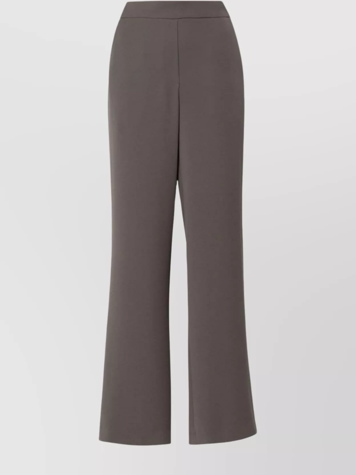 Parosh High-Waisted Wide Leg Trousers With Seam Detailing