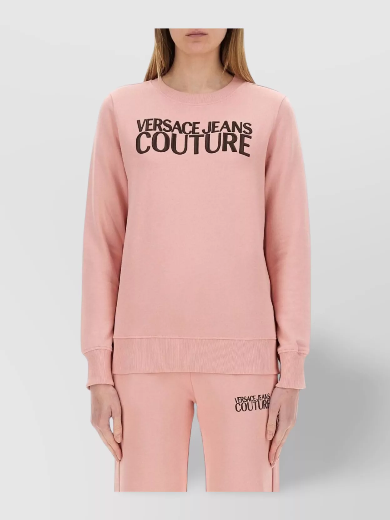 Versace Jeans Couture Logo Crew Neck Knitwear