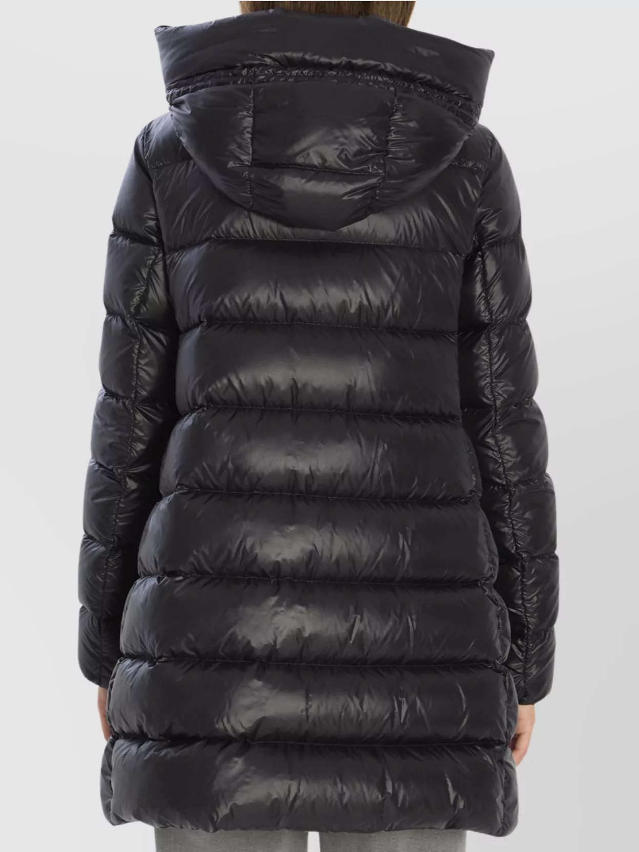 Moncler Puffer Jacket Featuring Drawstring Hood