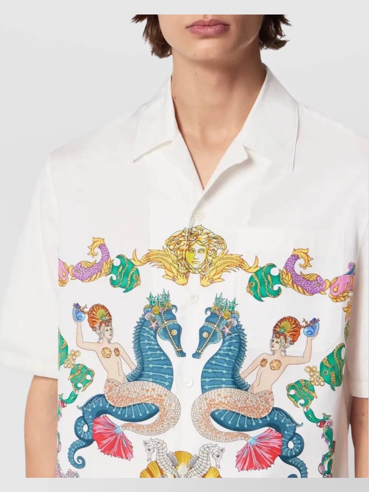Versace Theatre Graphic Print Shirt