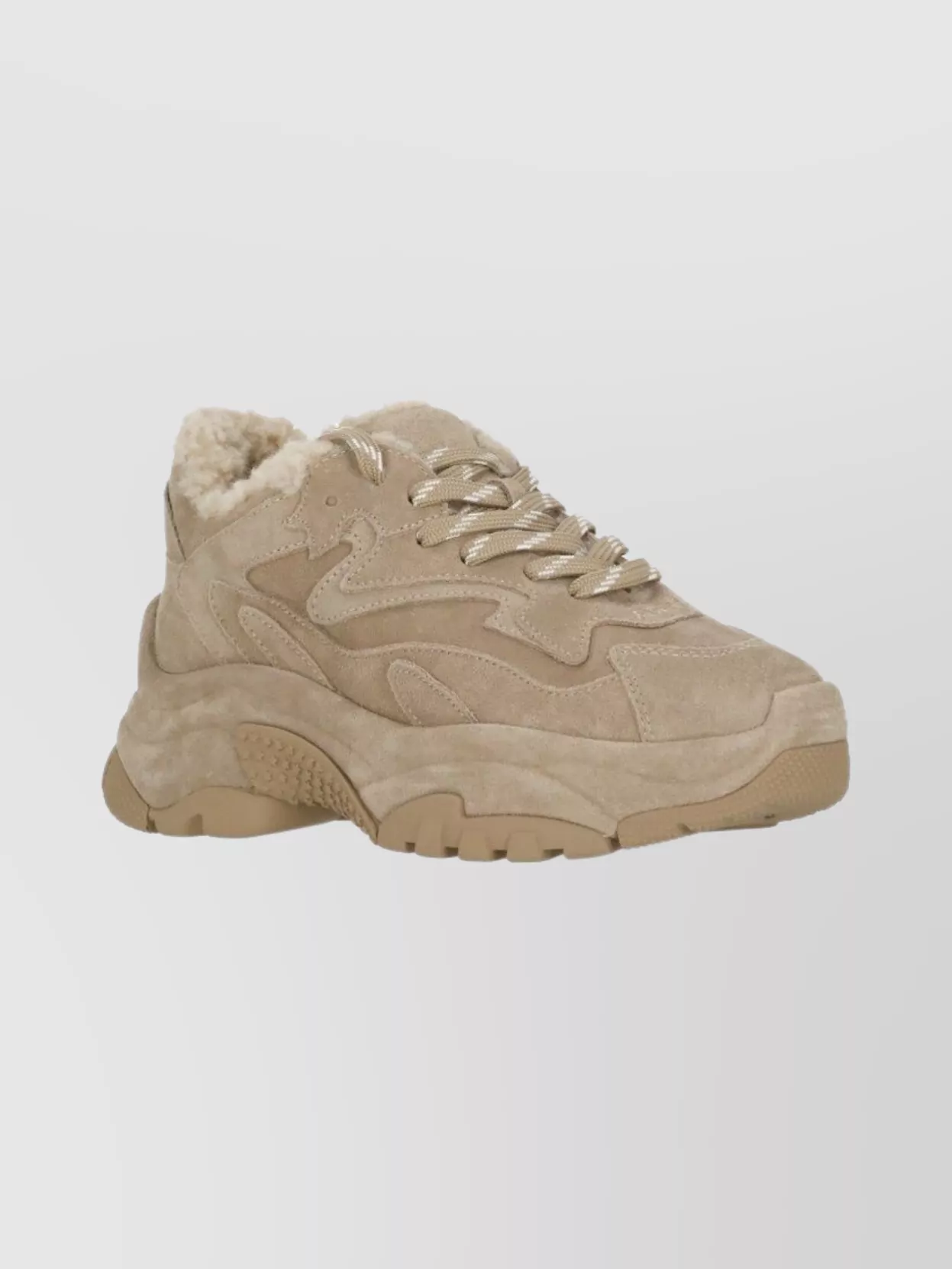 Ash Women's Suede Sneakers Chunky Sole