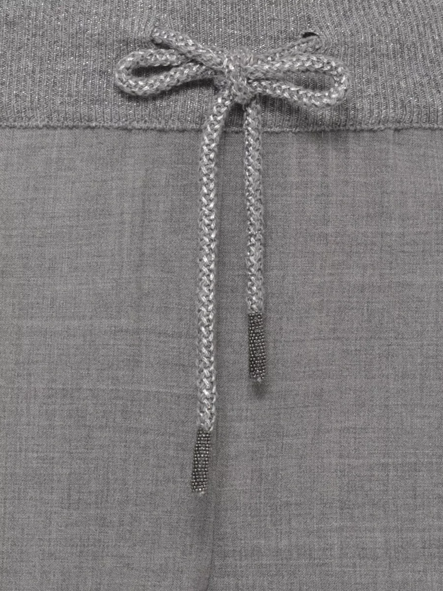 Panicale Straight-Leg Wool Lounge Trousers