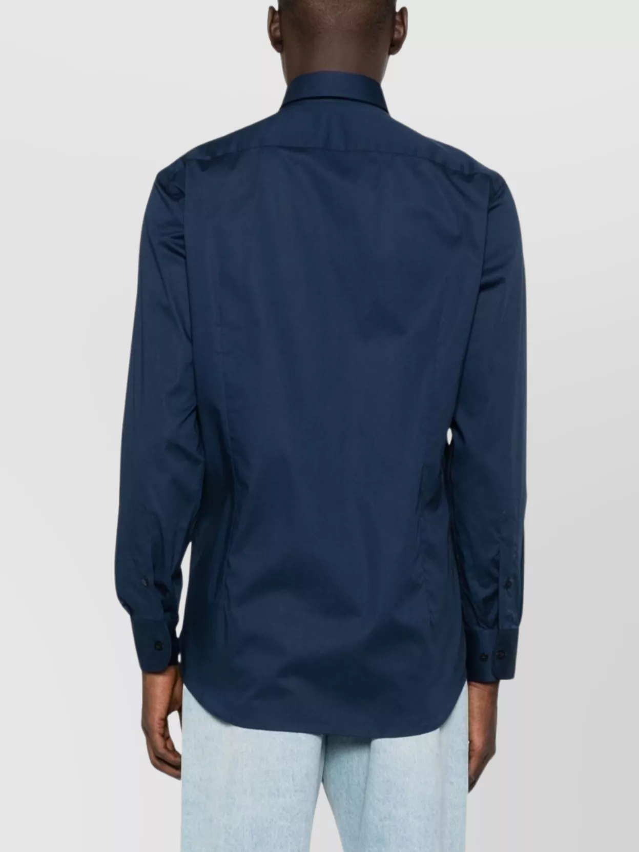 Etro Collared Shirt Button-up Long Sleeves In Blue