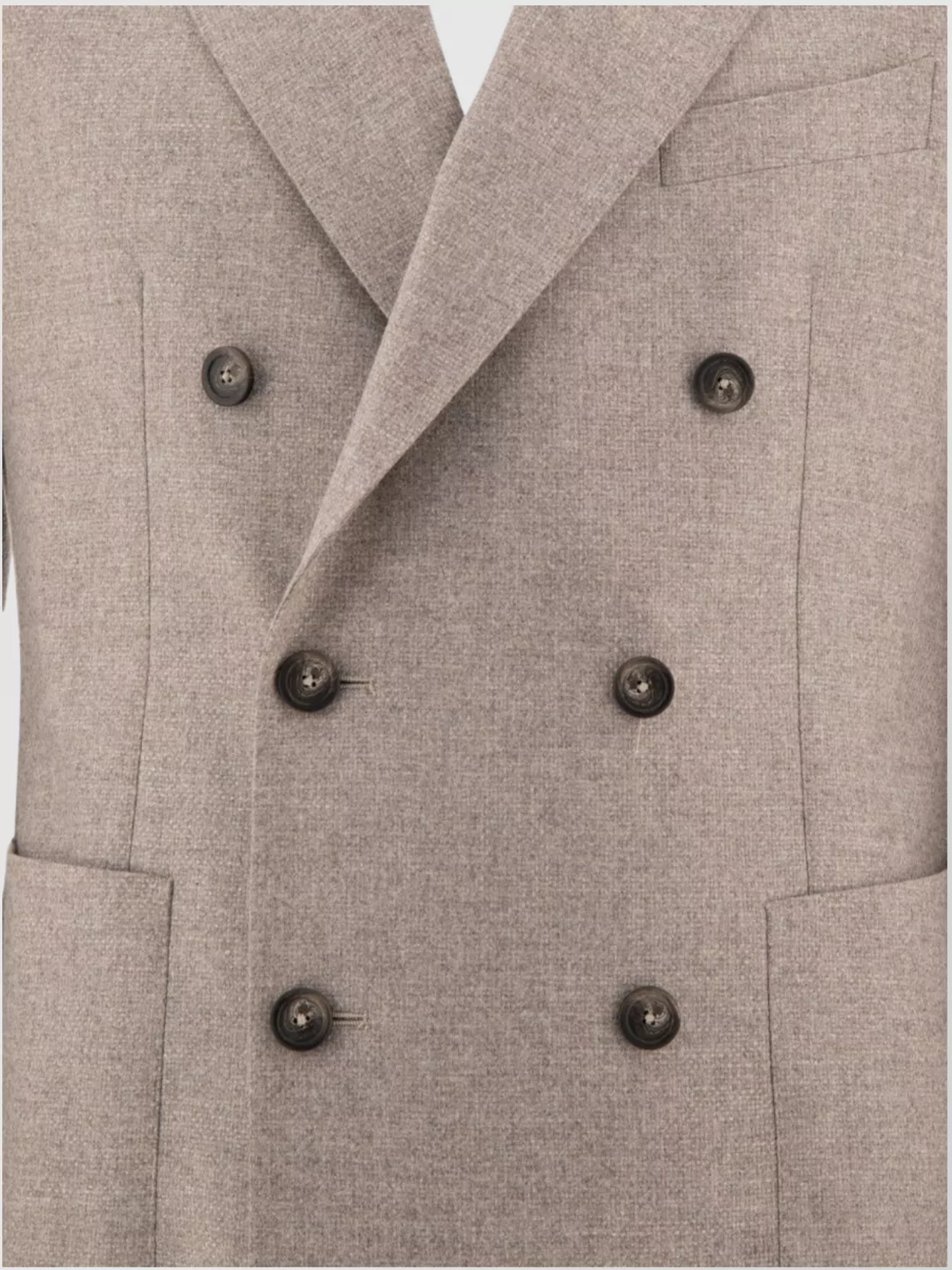 Tagliatore Wool Blend Blazer Double-breasted Lapel Pockets