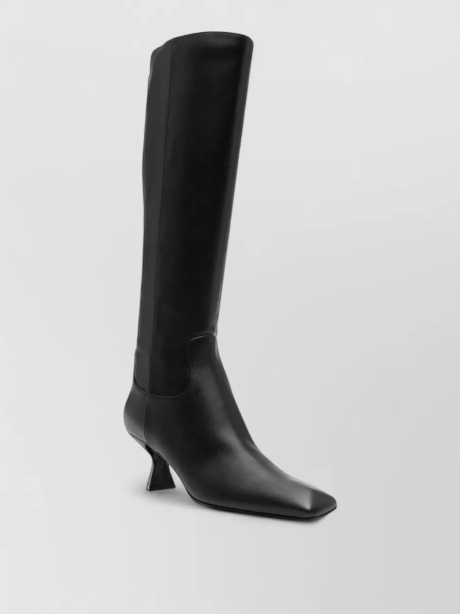 Sergio Rossi Leather Knee-High Boots