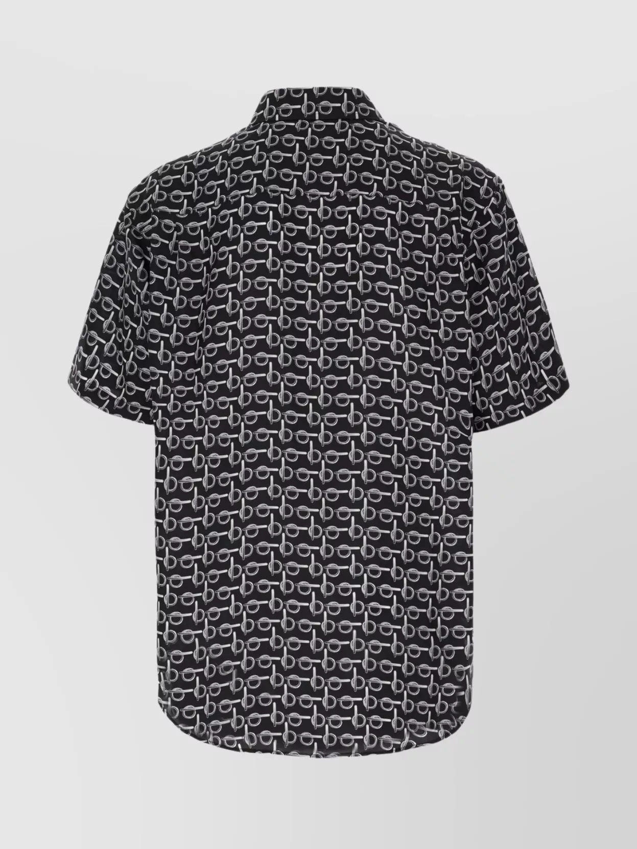 Burberry Pattern Printed Silk Shirt