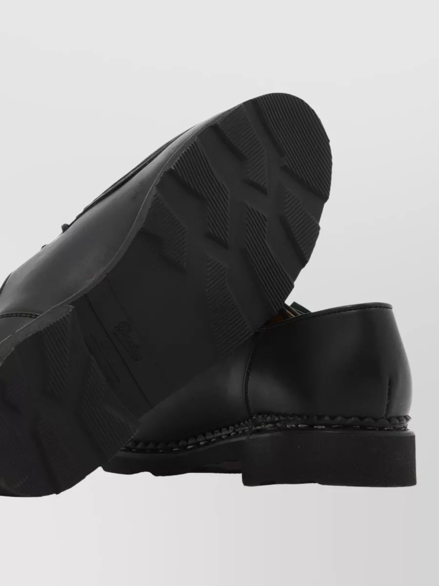 Paraboot Leather Lace-Up Loafers
