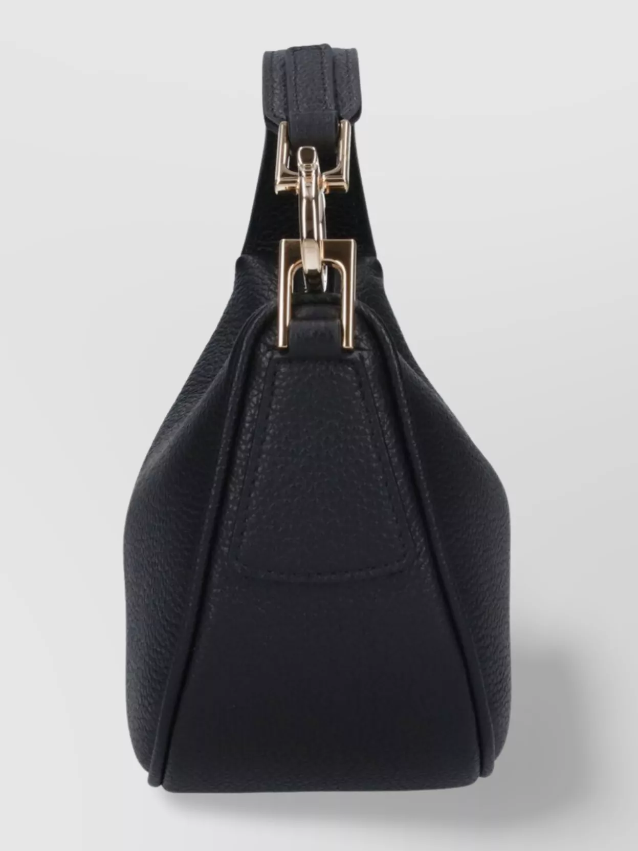 Ferragamo Textured Top Handle Shoulder Bag