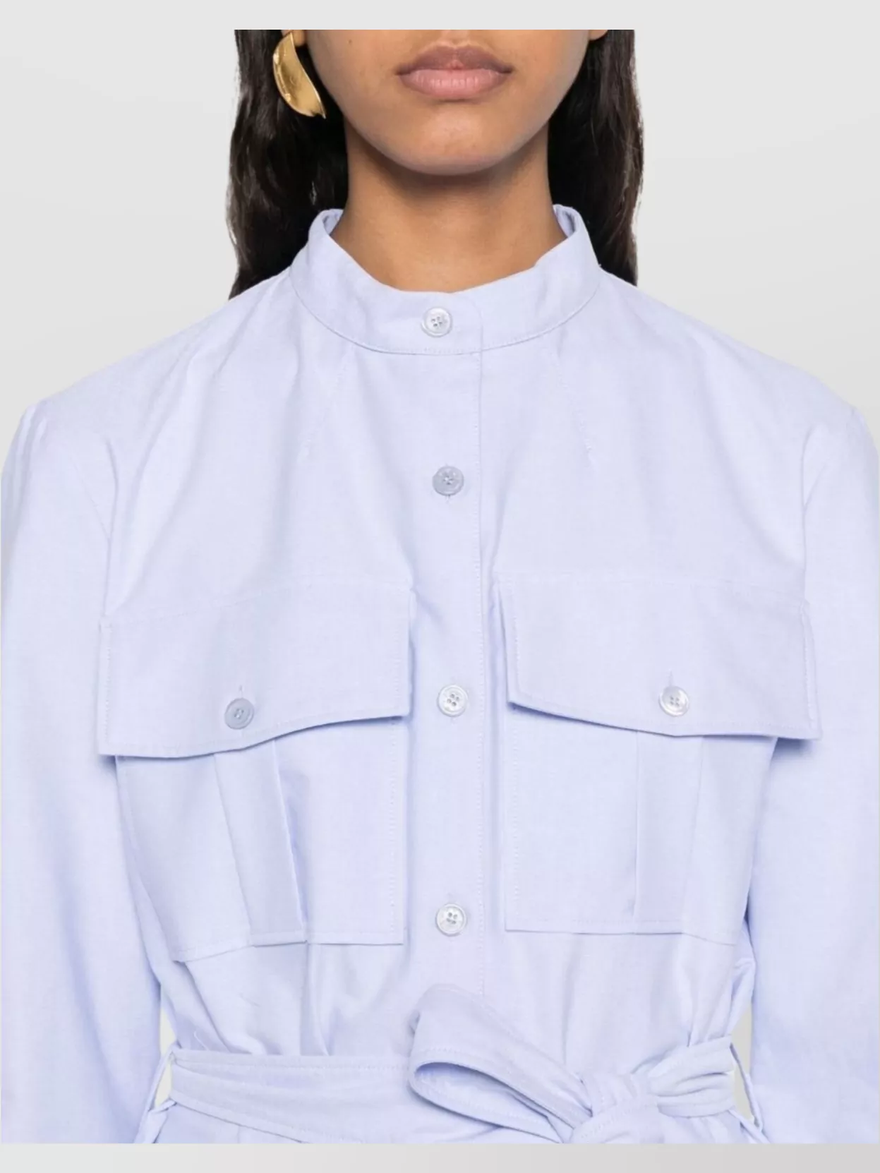 Givenchy Knee Length Dress Belted Waist