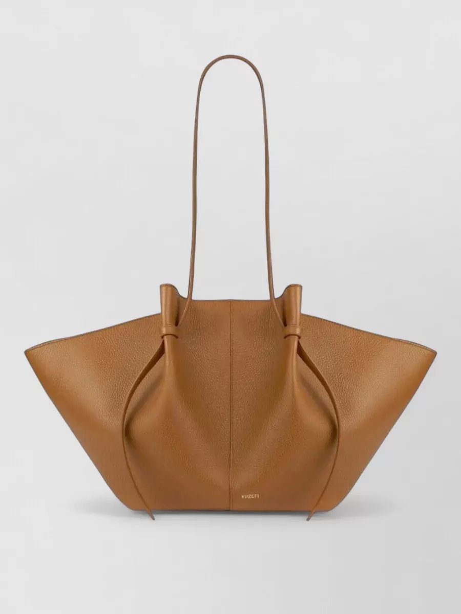Yuzefi mochi large leather shoulder bag