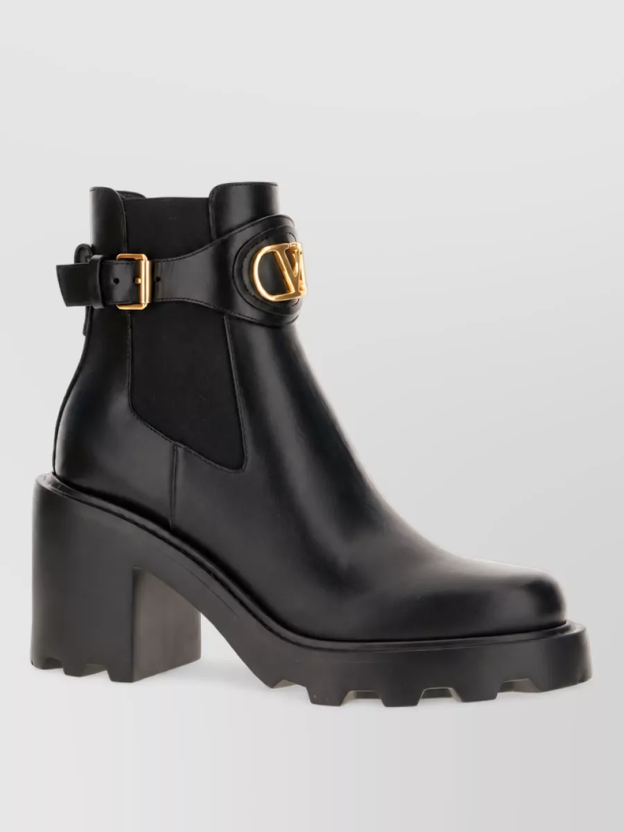Valentino Garavani leather ankle boots