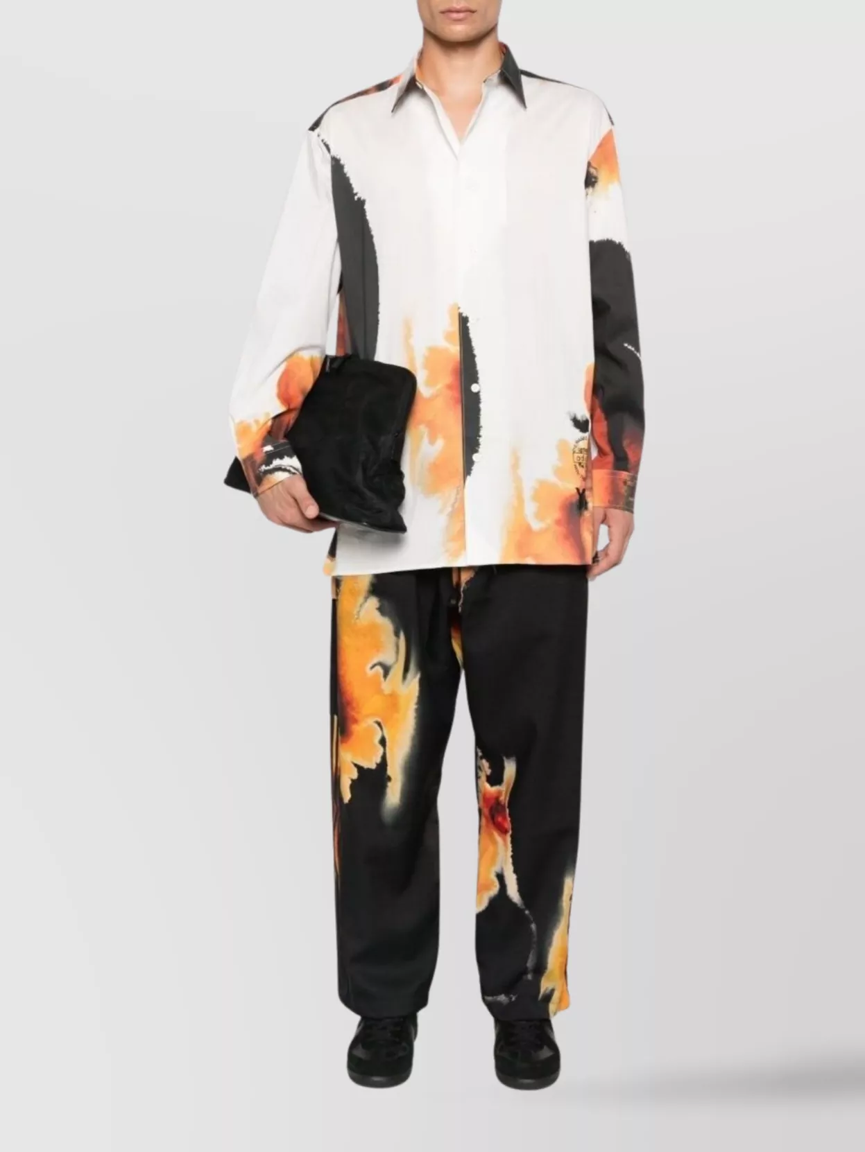 Y-3 Abstract Print Jogger Pant Pockets