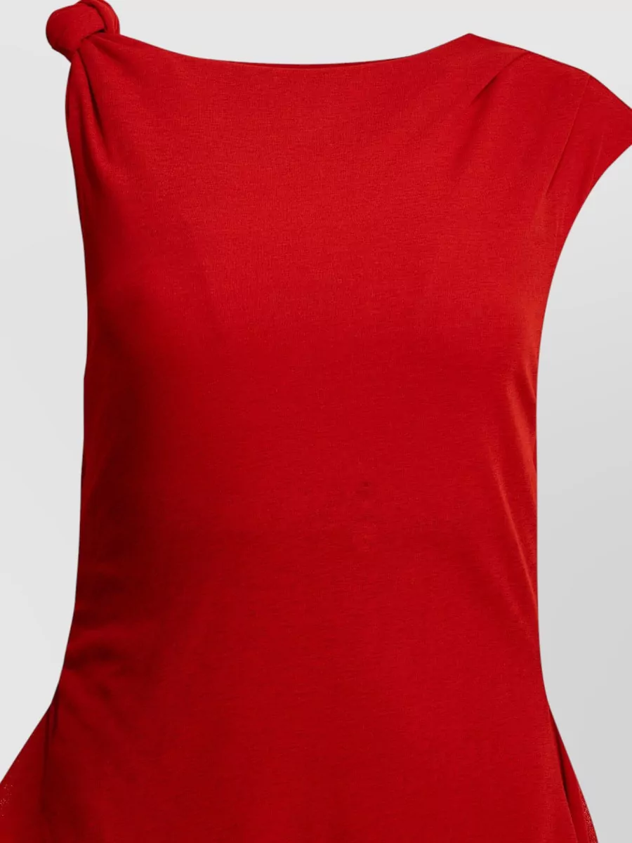 Ganni Draped Midi Dress