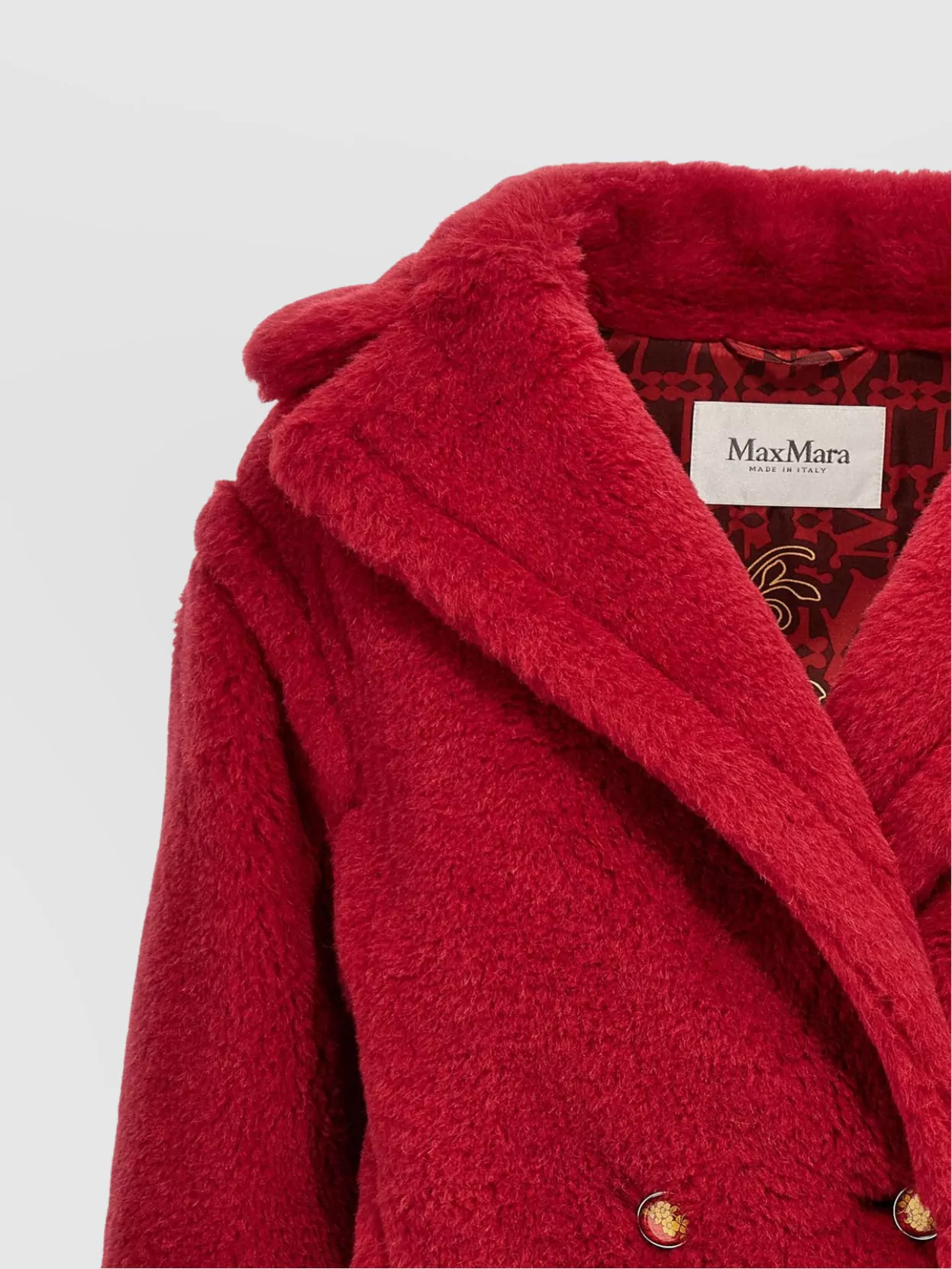 Max Mara Tailored Jacket With Textured Finish And Button Detailing