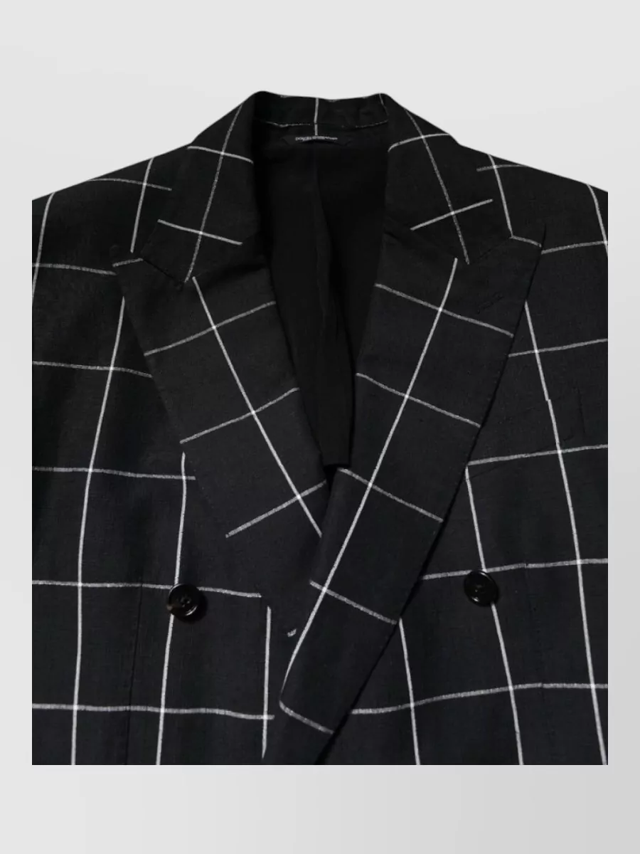 Dolce&Gabbana Checked double-breasted suit