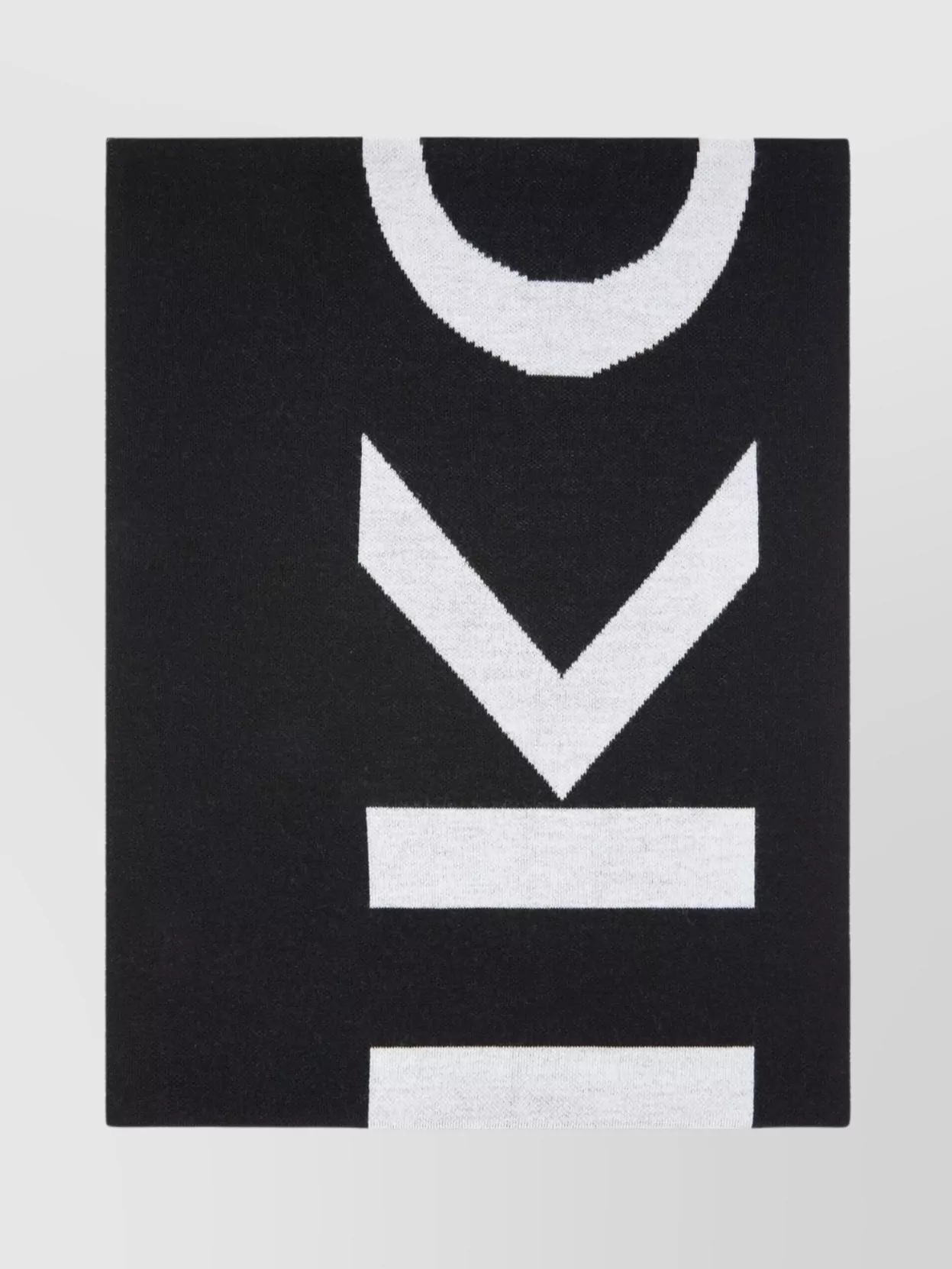 Pinko wool logo-jacquard scarf
