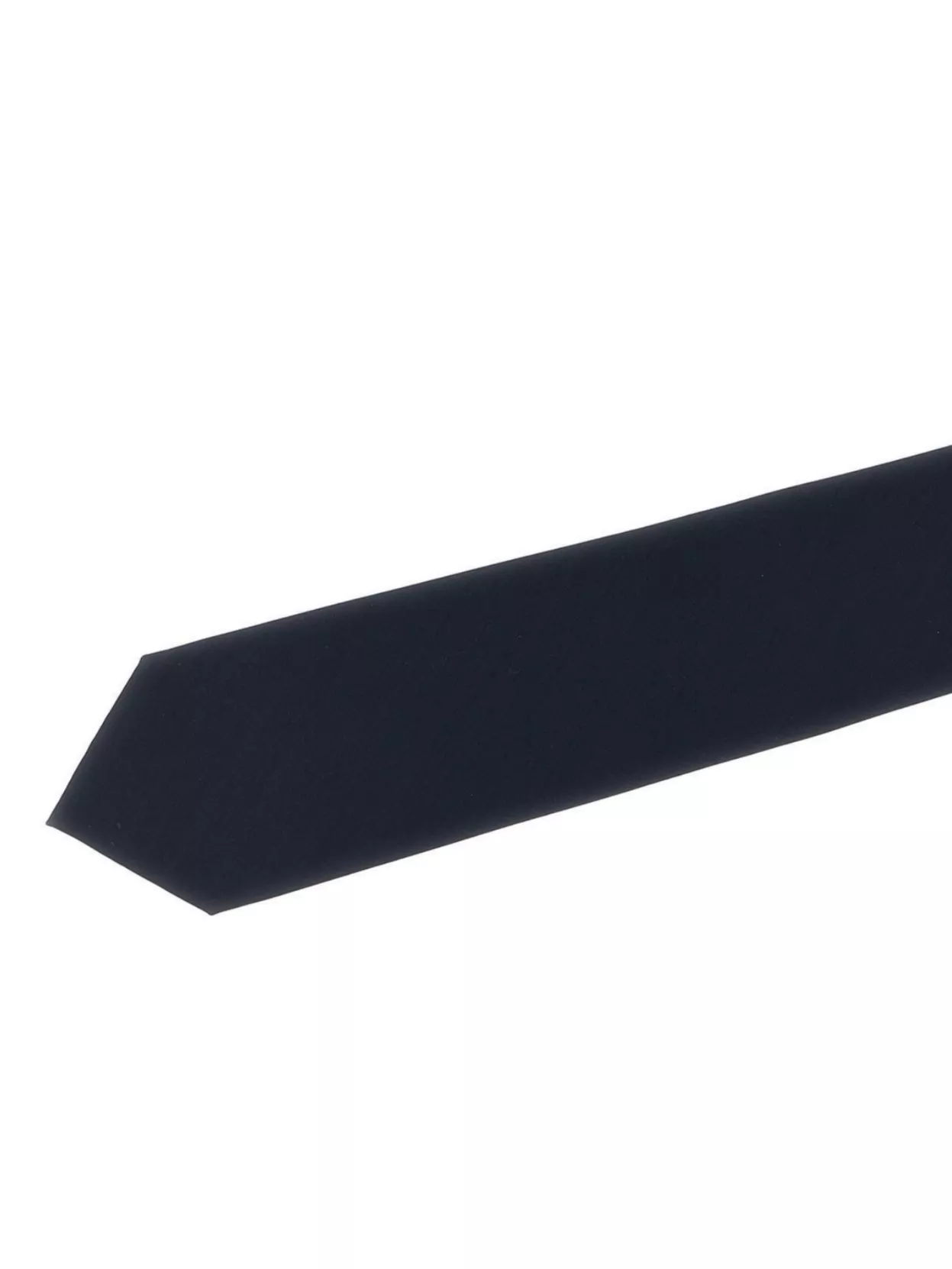 Brioni Slim Textured Wool Tie With Pointed Tip