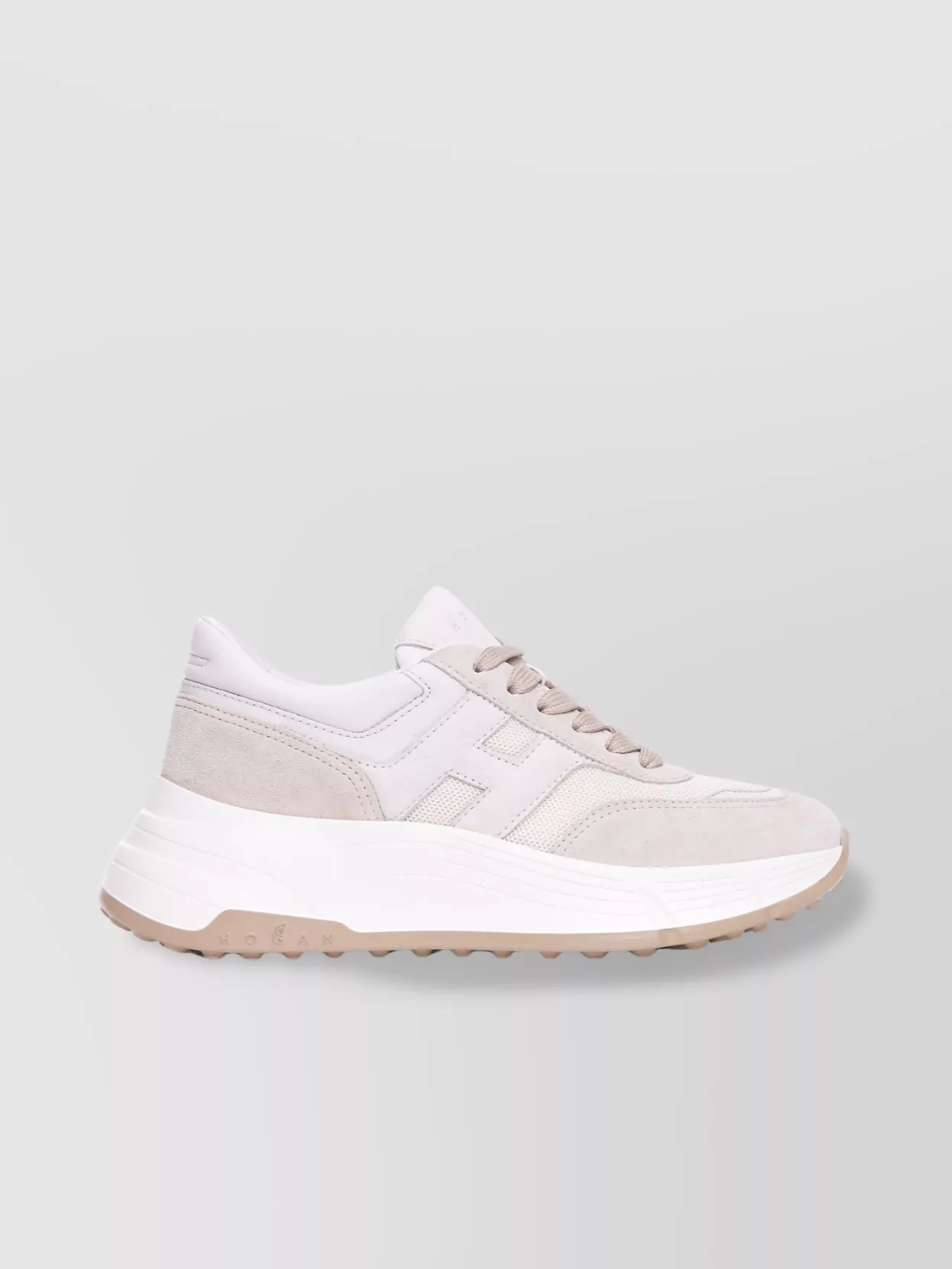 Hogan Low Top Sneakers With Suede And Leather