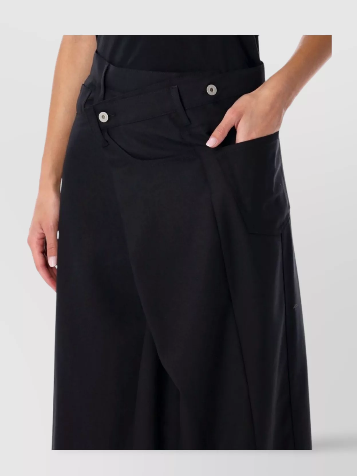 Junya Watanabe Modern Asymmetric Ankle-Length Skirt