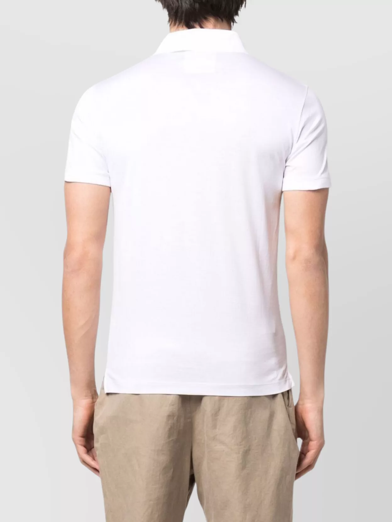 Emporio Armani Logo Polo Shirt With Slim Cut