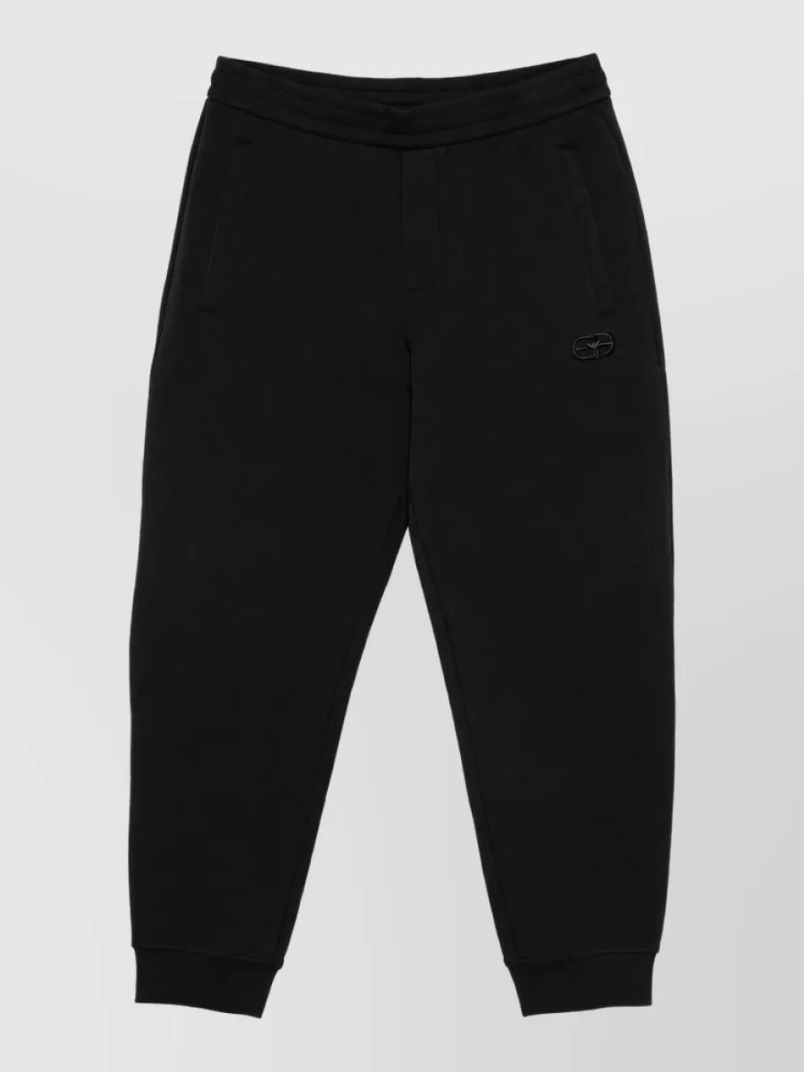 Emporio Armani Logo Cotton Track Pants