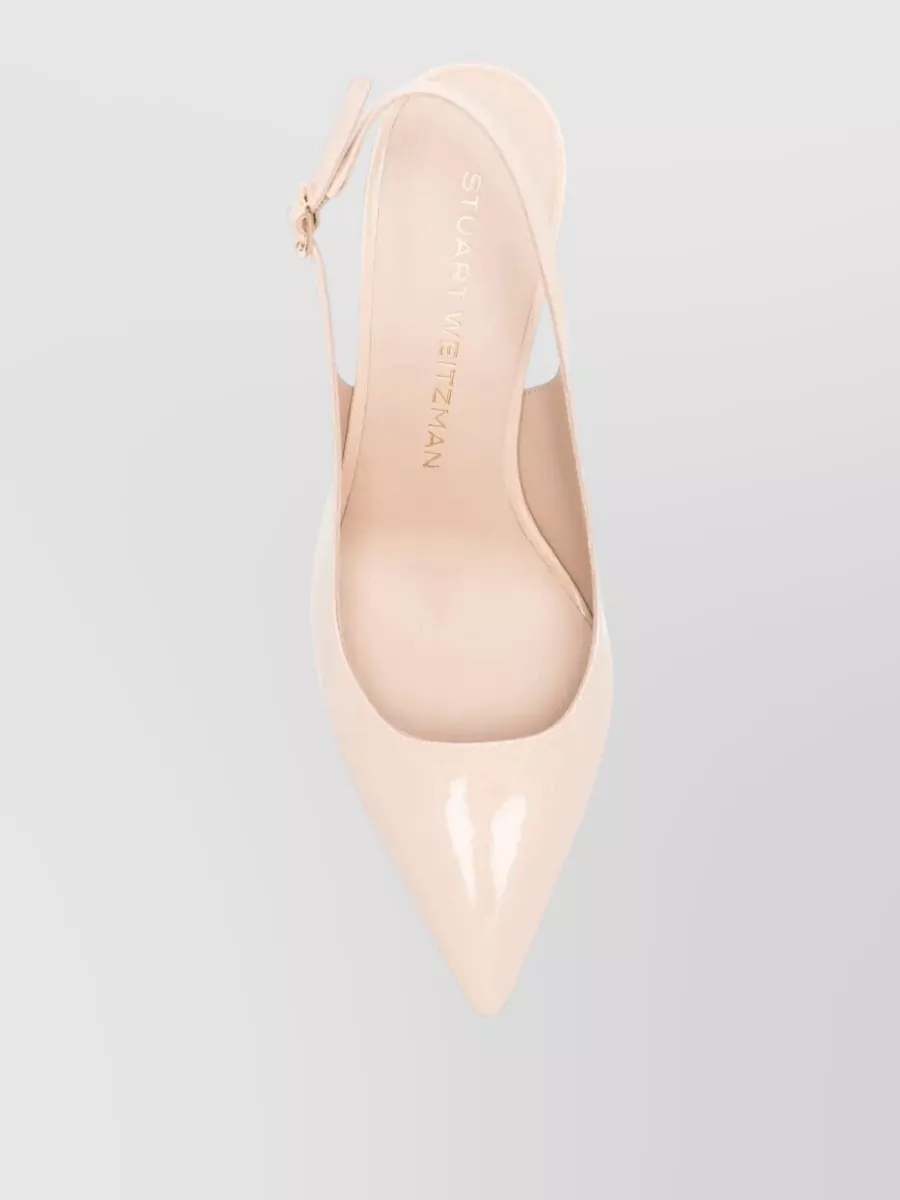 Stuart Weitzman Patent Leather Slingback Pumps