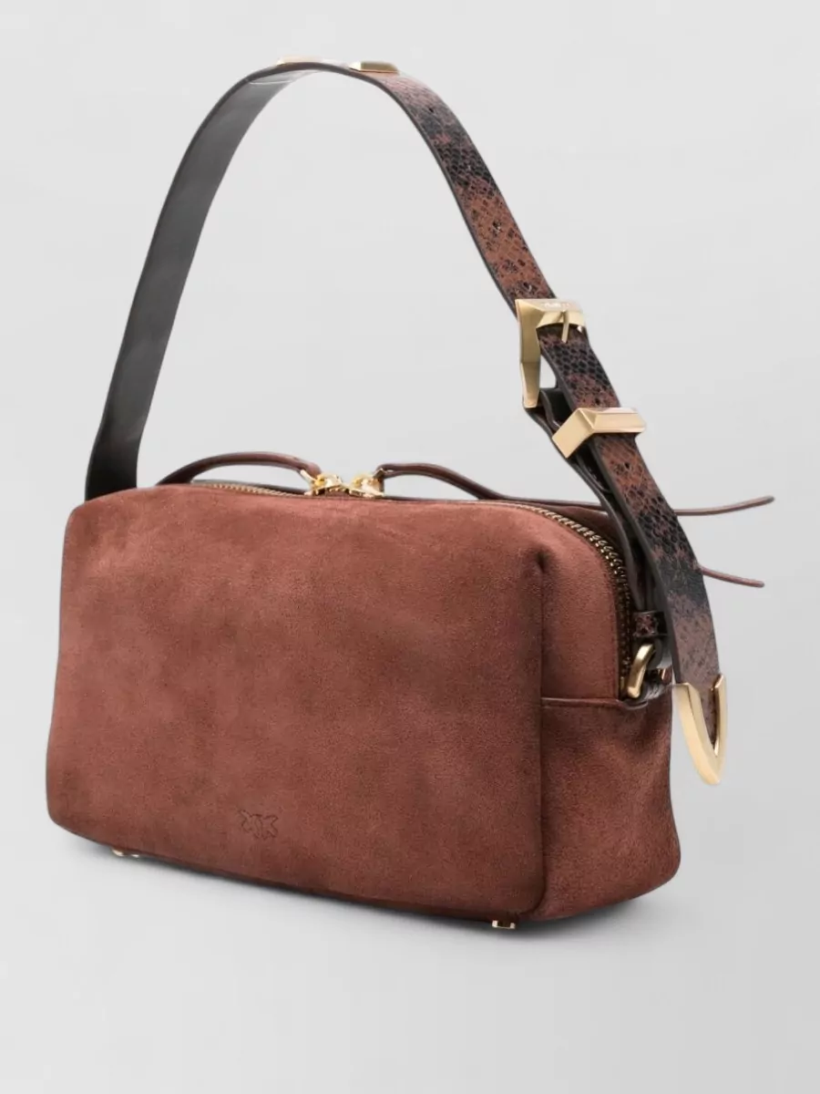 Pinko Love Bag Leather Shoulder Bag