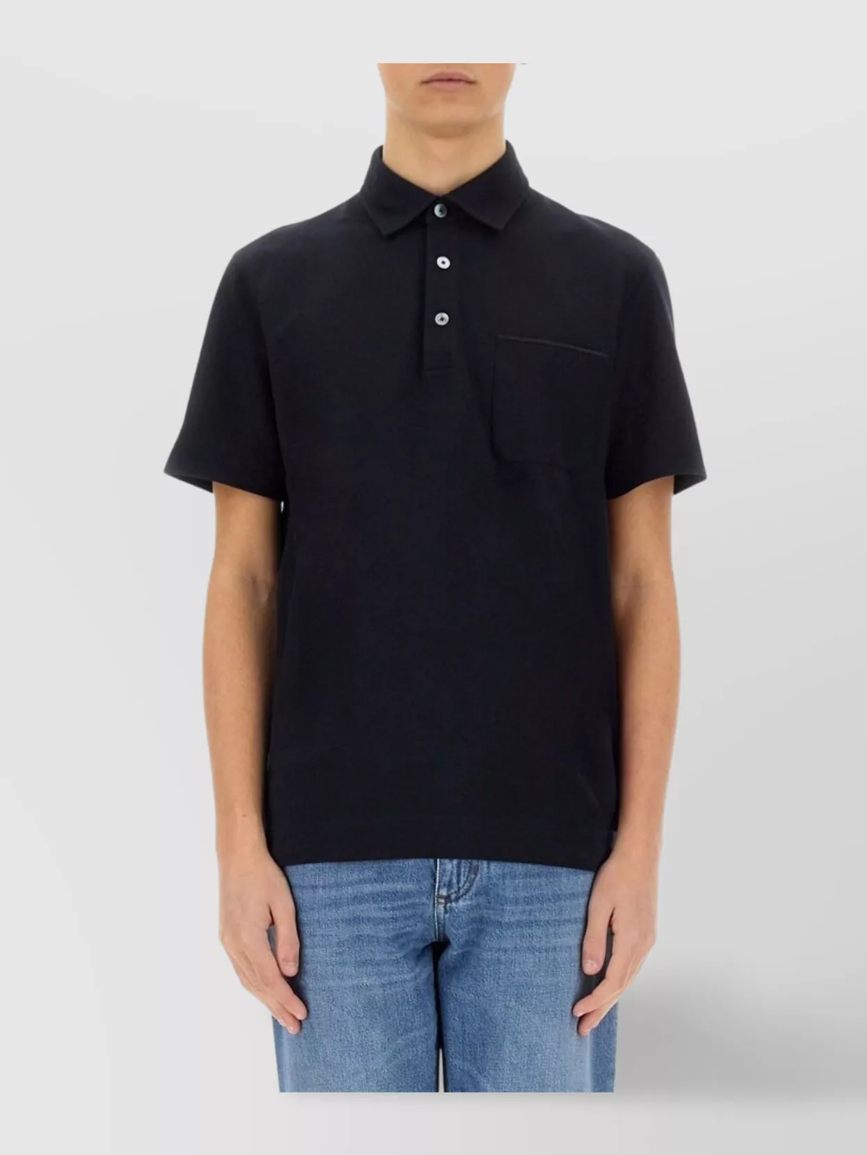 Zegna Polo Shirt With Chest Pocket Detail