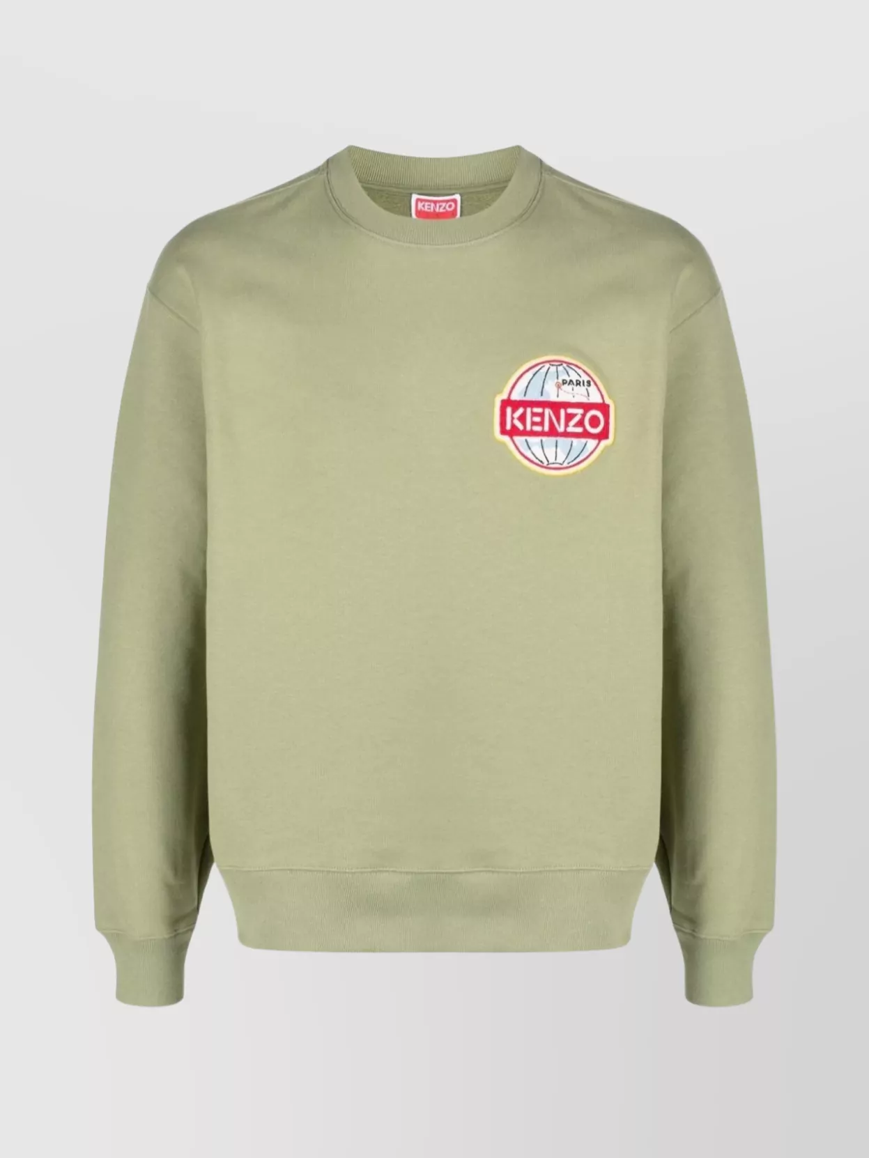 Shop Kenzo Versatile Long Sleeve Crewneck Sweater In Beige