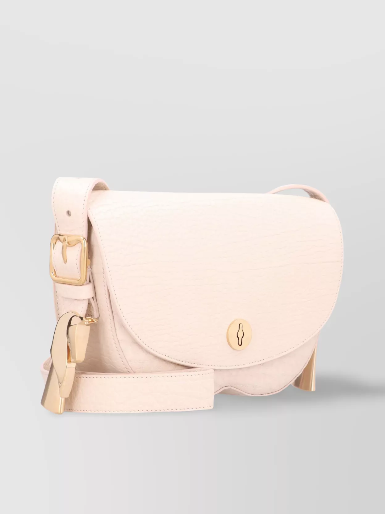 Burberry Adjustable Strap Calfskin Crossbody Bag