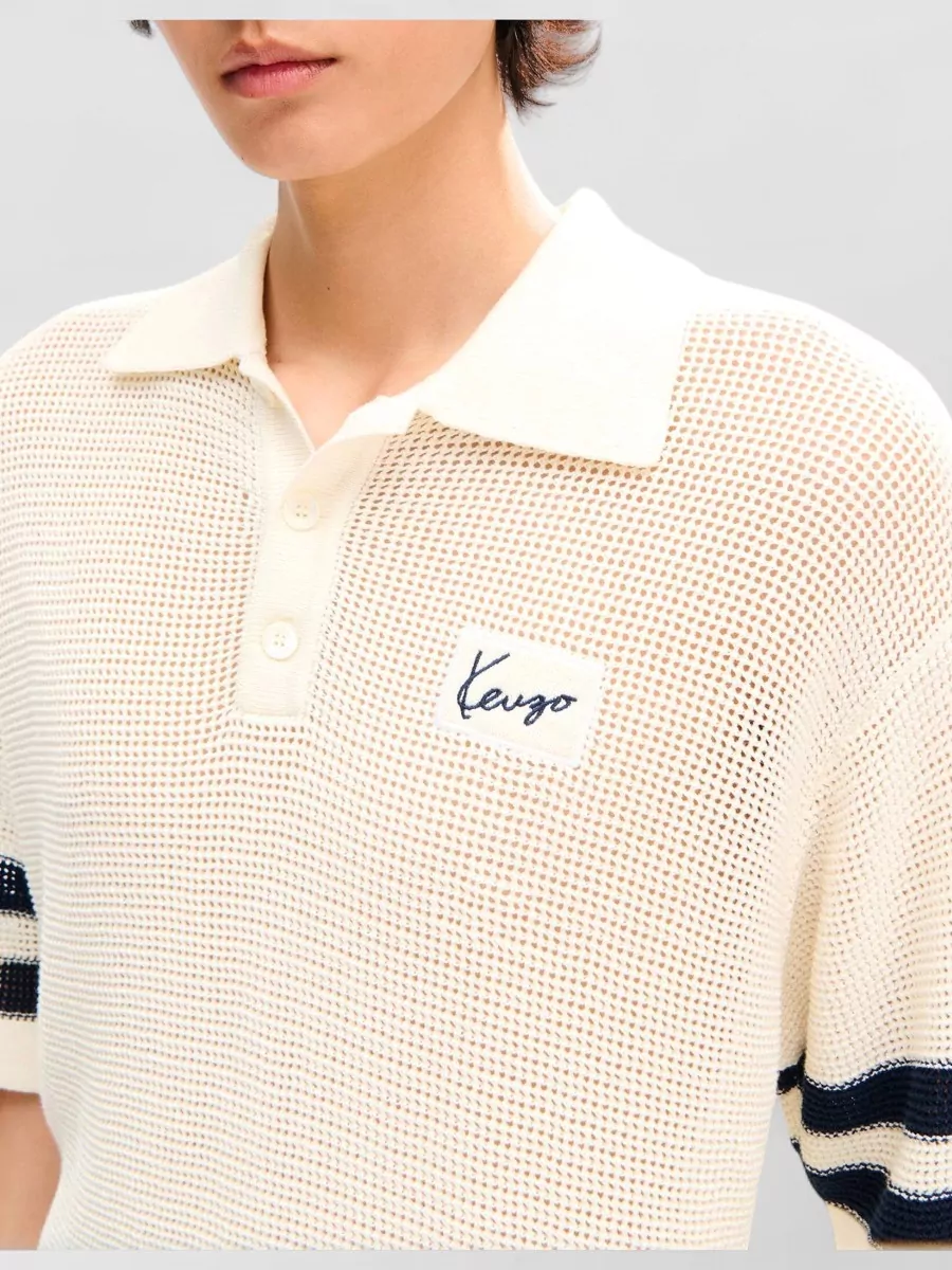 Kenzo Mesh Polo Shirt