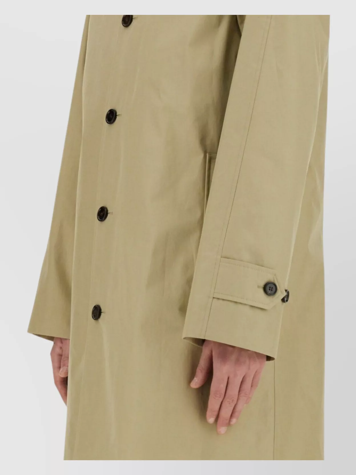 Burberry Cotton Trench Coat Back Vent