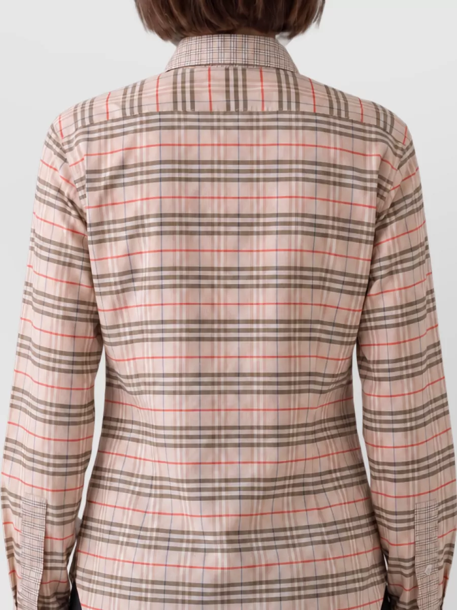 Burberry Checked Fitted Shirt