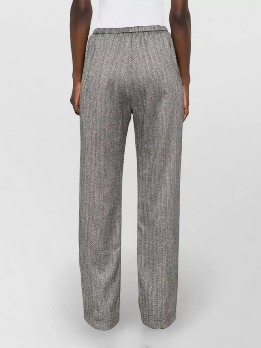 Forte Forte Herringbone Wide-Leg Trousers