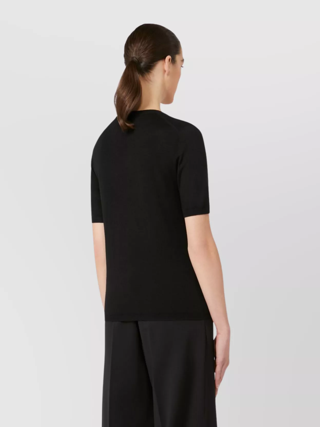 Max Mara Wool Crew Neck Slim Fit Sweater