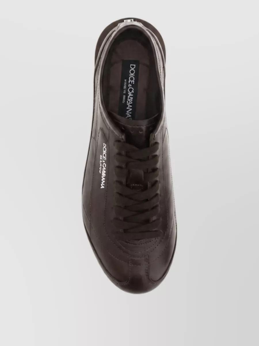 Dolce&Gabbana Calf Leather Low-Top Sneakers