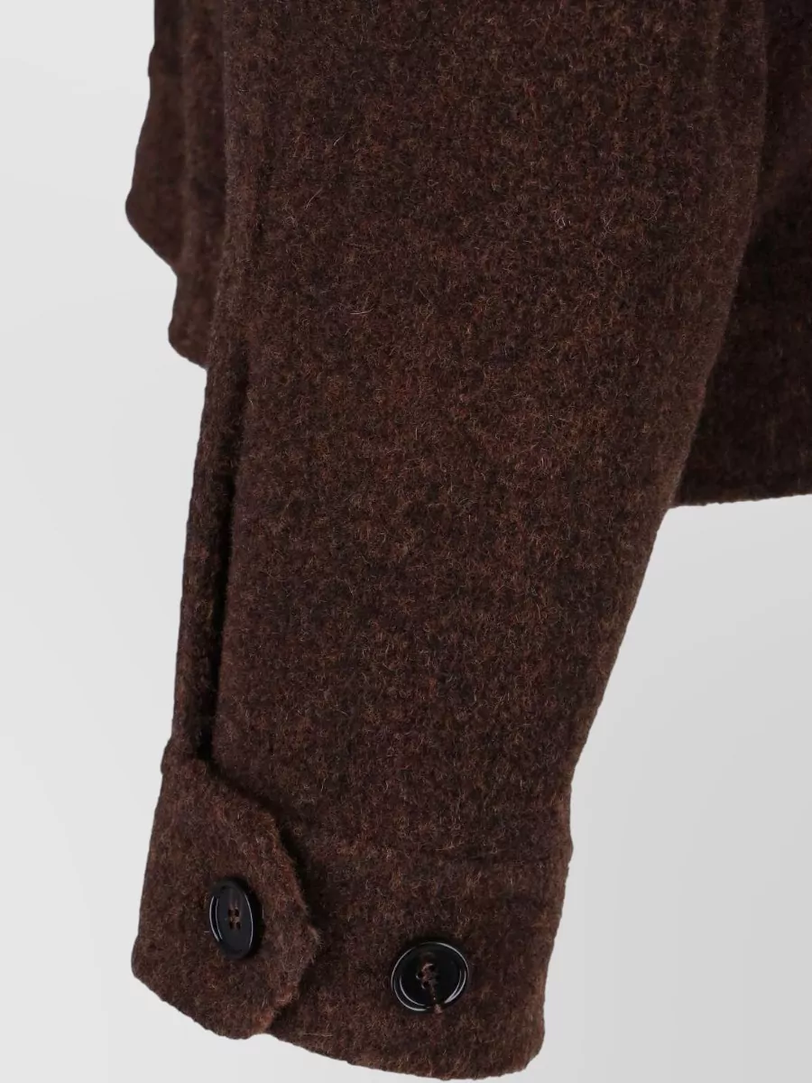 Burberry Casual Jacket With Folded Collar And Long Sleeves