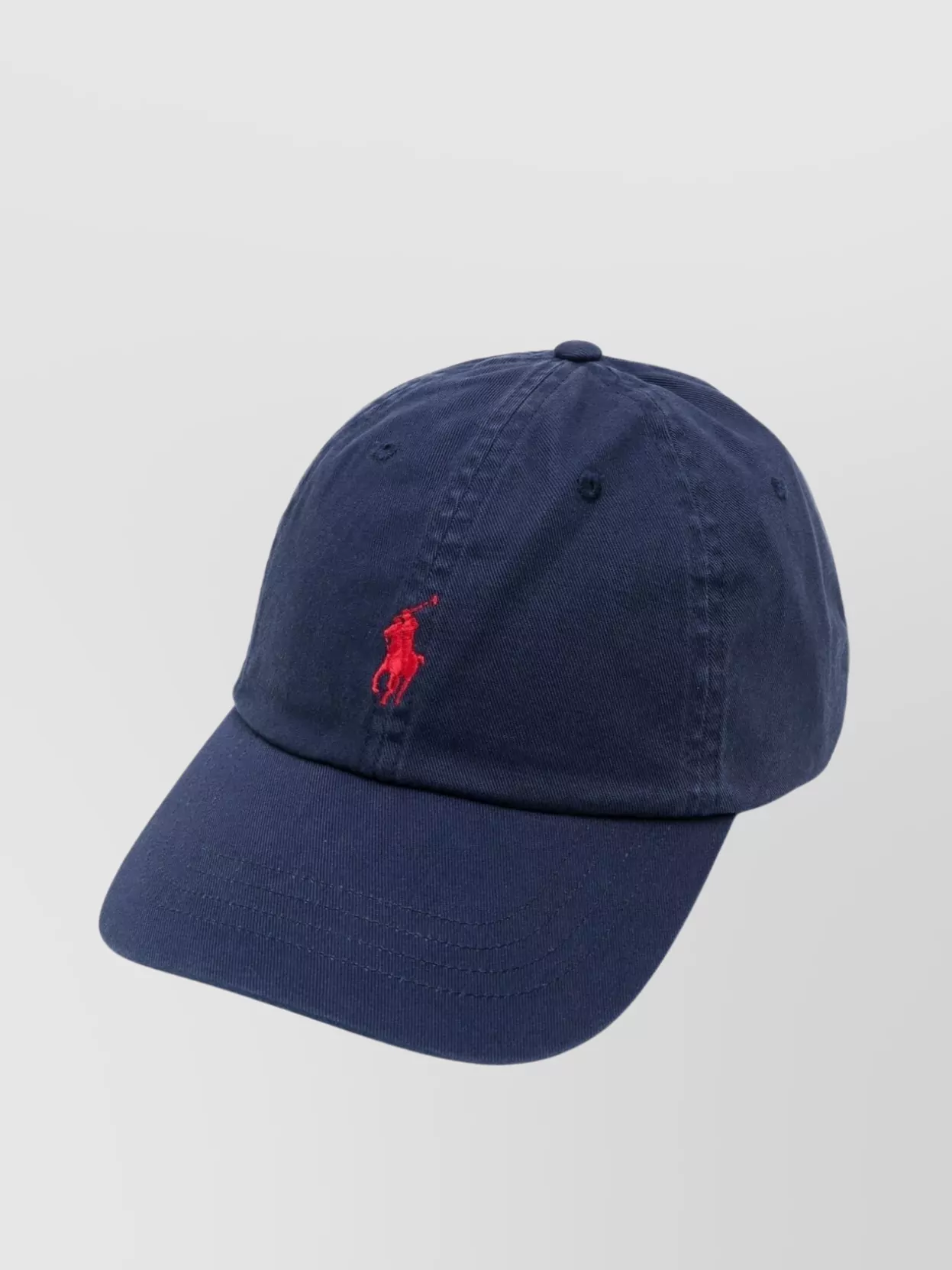 Shop Polo Ralph Lauren Embroidered Strap Cap With Curved Brim And Ventilation In Blue
