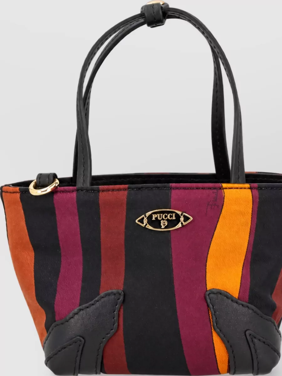 Pucci silk palio mini tote bag