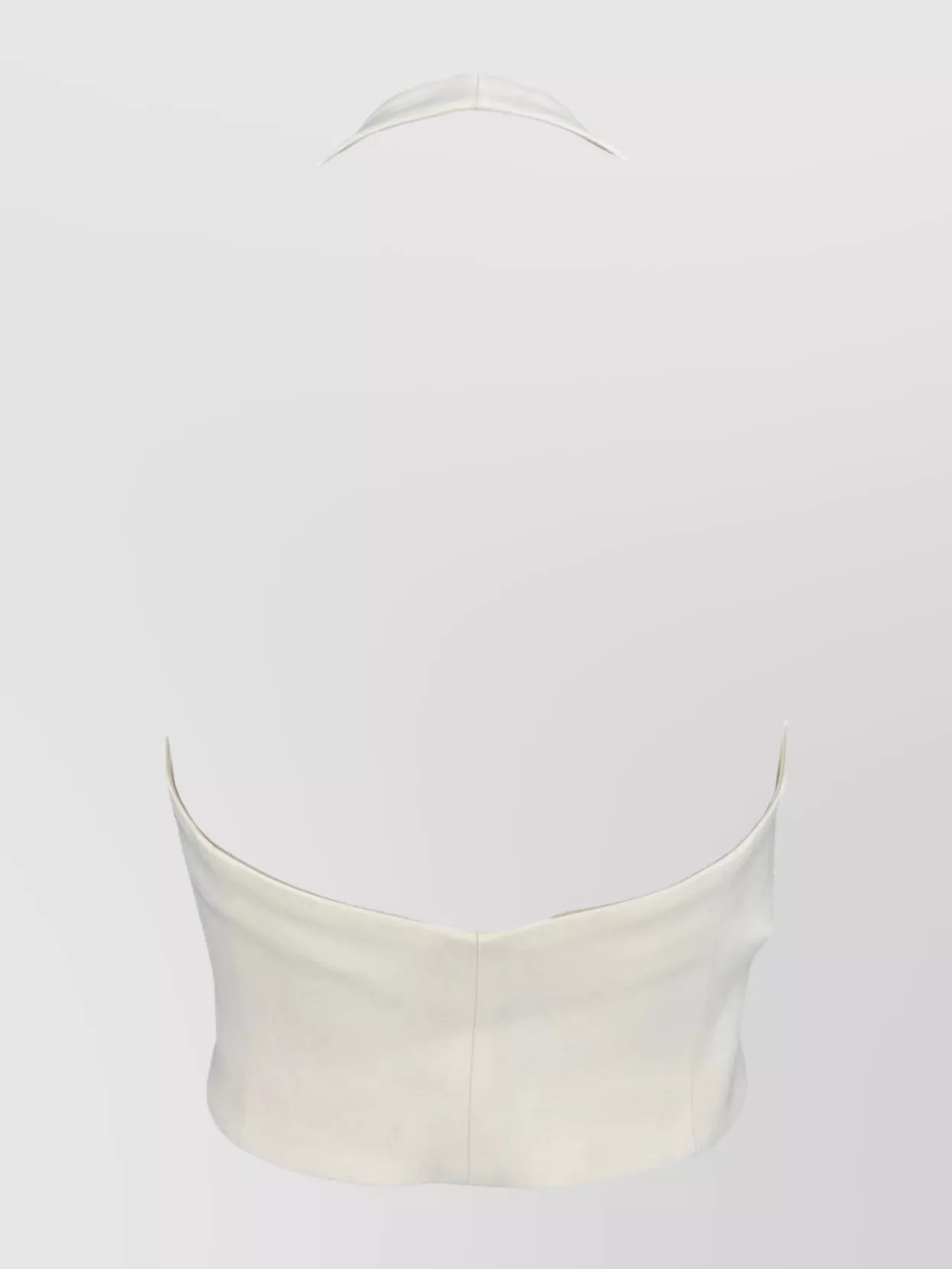 Pinko Halterneck Cropped Waistcoats Button Detailing