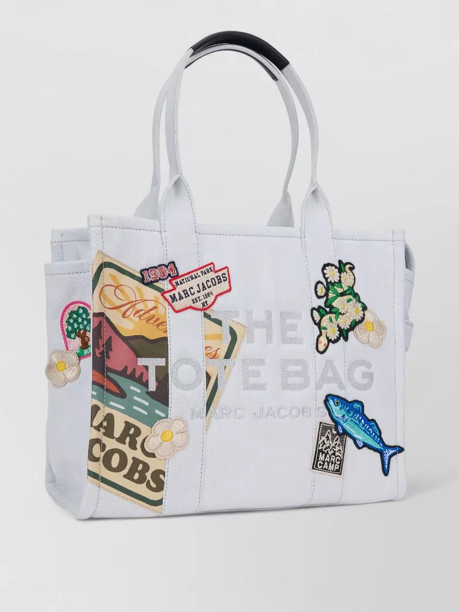 Marc Jacobs Tote Bag Landscape Patches Top Handles