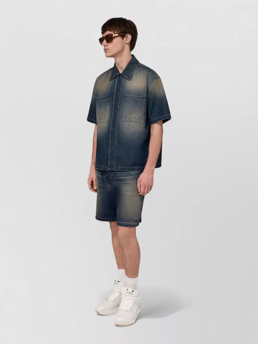 Amiri Denim Drawstring Shorts