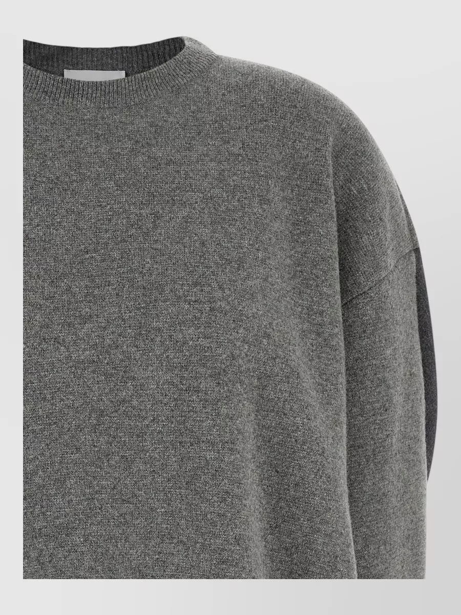 Nude Two-tone oversized wool-blend sweater
