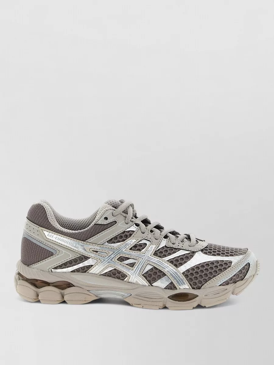 Asics Synthetic Leather Lace-Up Sneakers