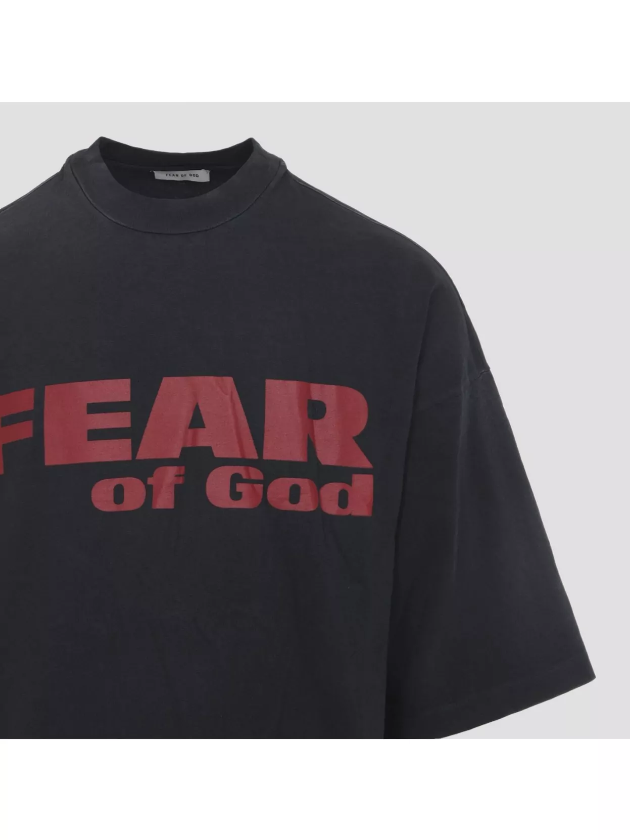Fear Of God Relaxed T-Shirt With Bold Text Print
