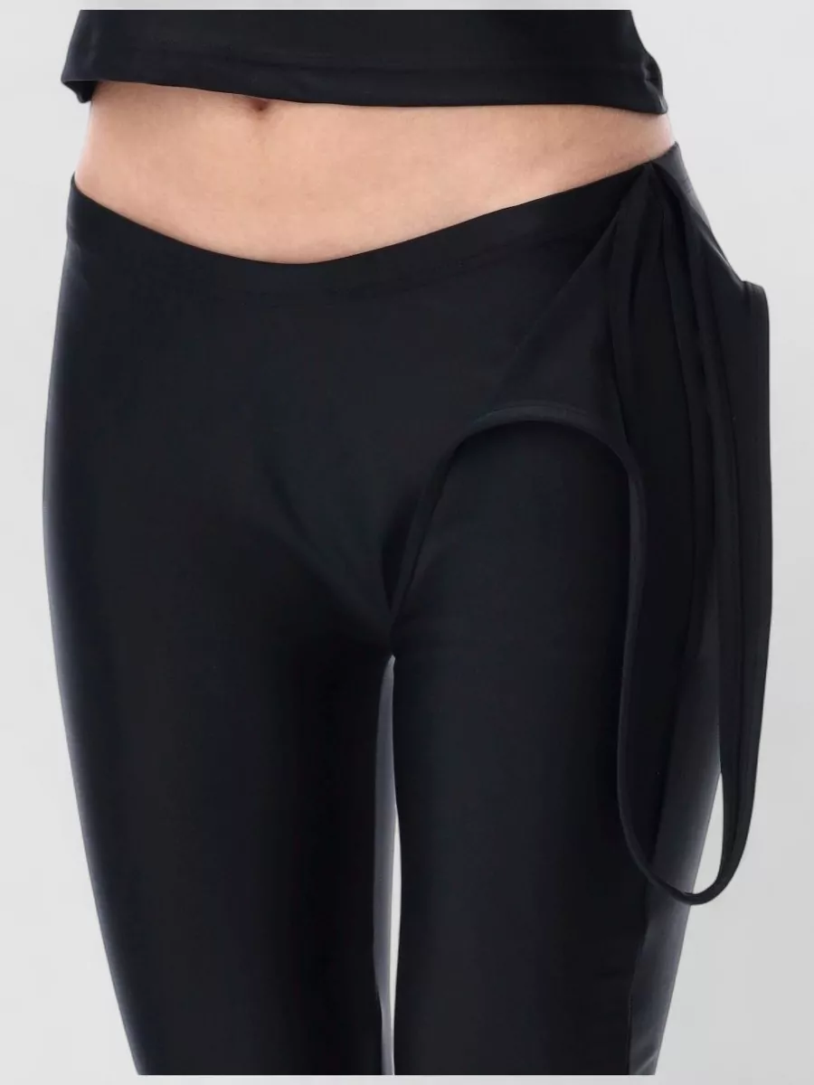 Ottolinger Logo-Print Low-Rise Straight-Leg Skinny Trousers