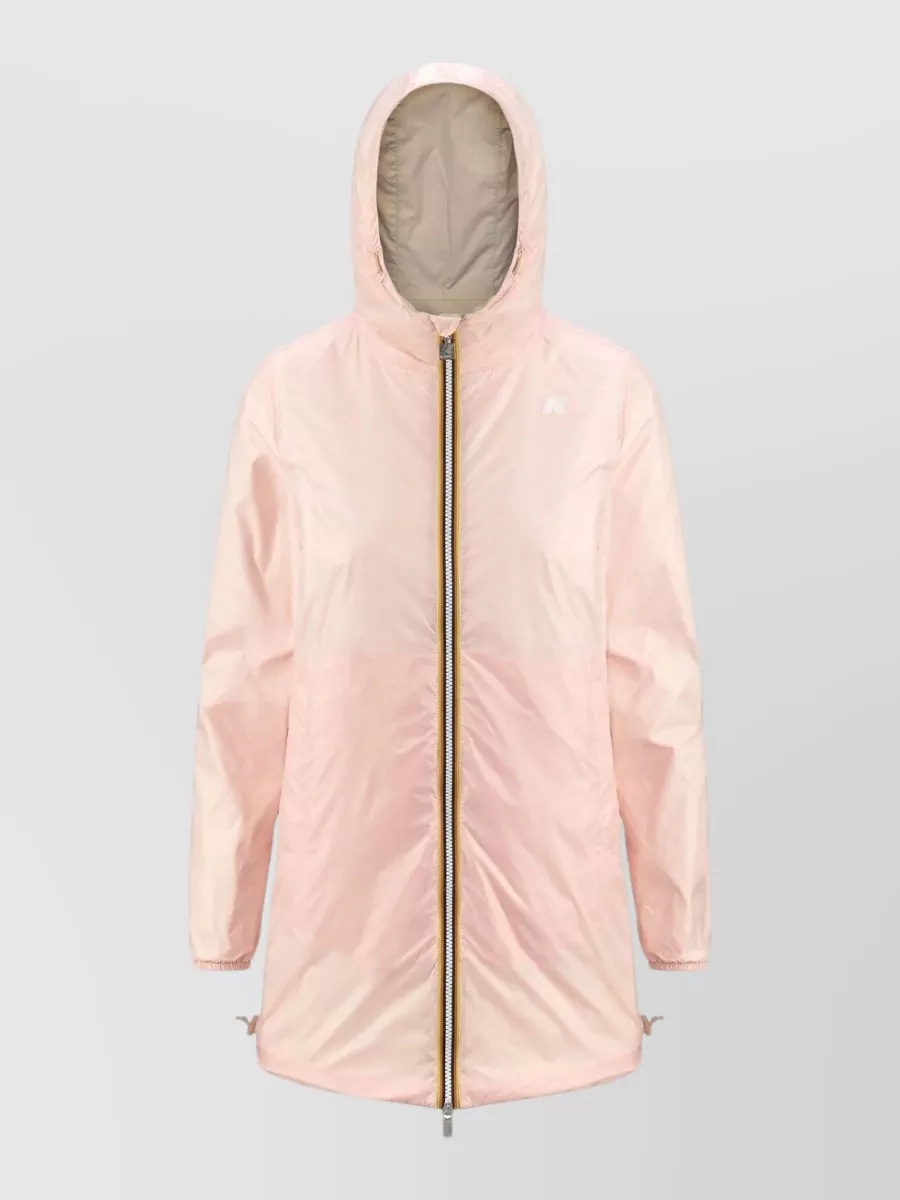 K-way nylon fitted jacket