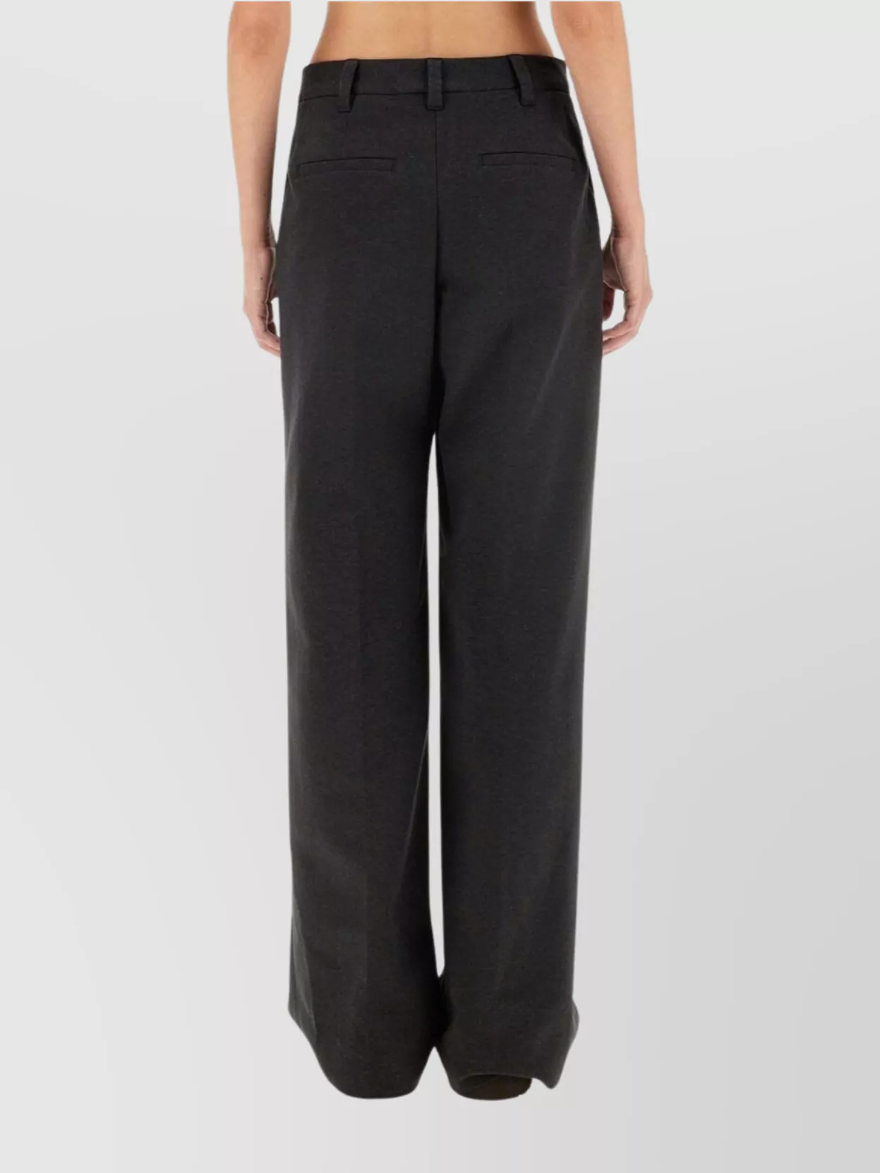 Brunello Cucinelli Wide Leg Trousers Featuring Pockets