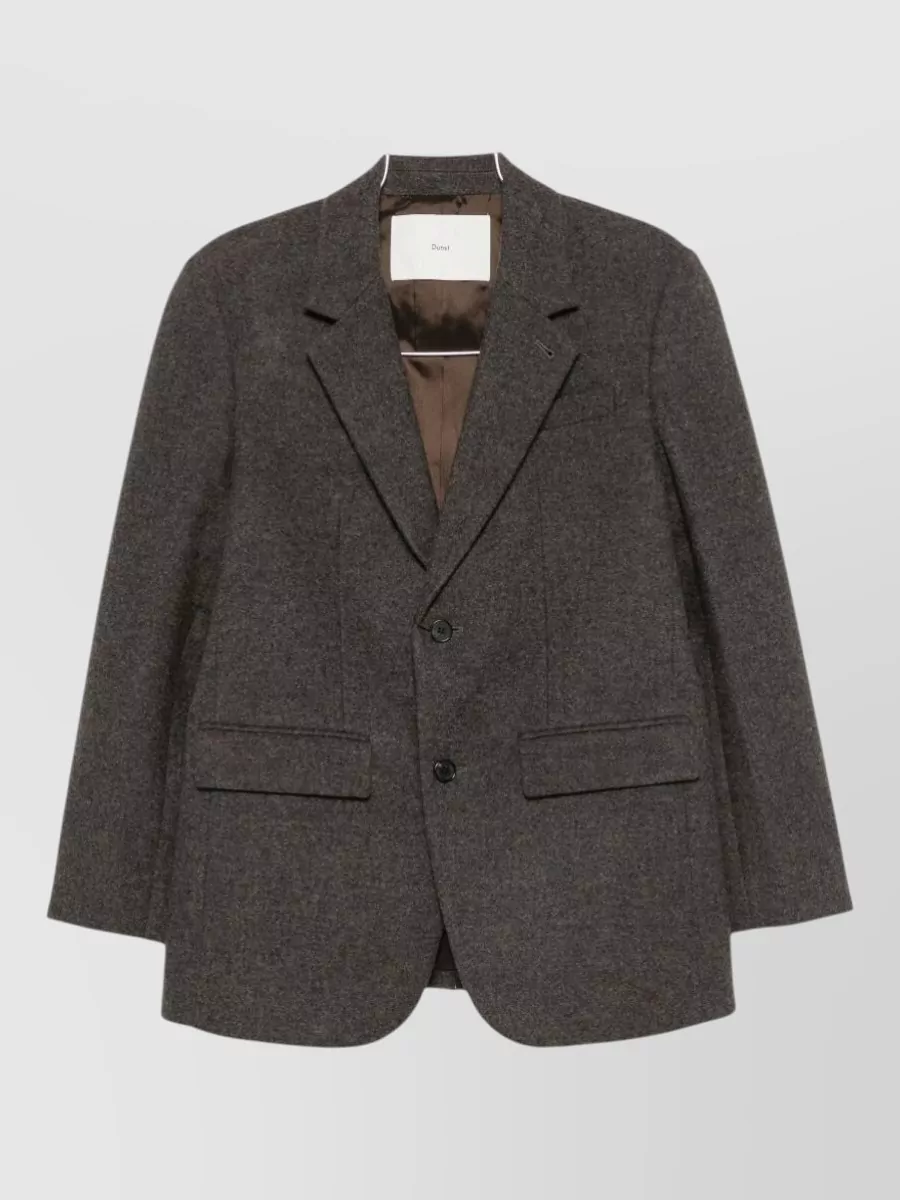 Dunst cashmere single-breasted blazer